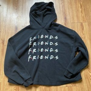 Friends cropped hoodie